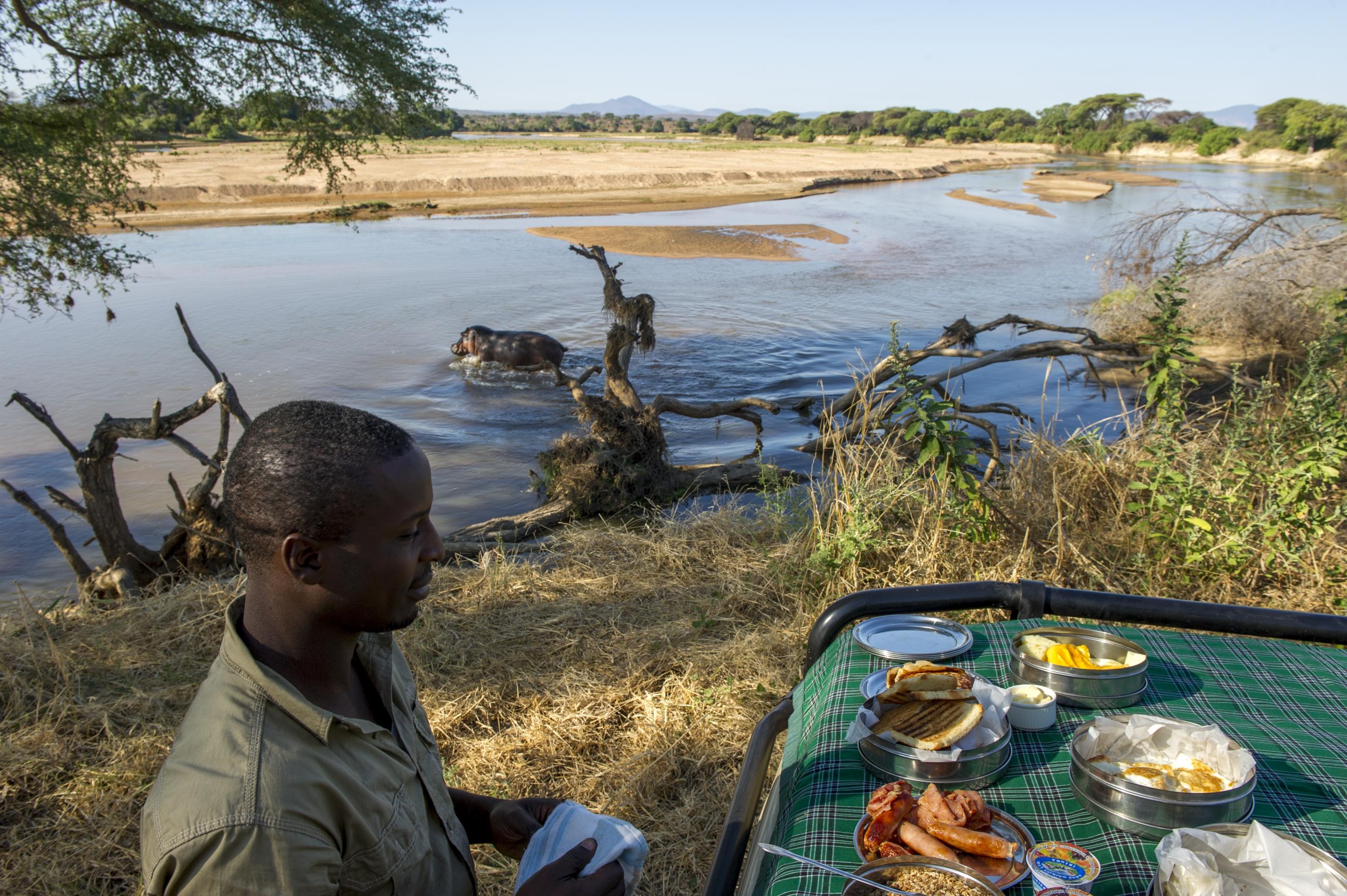 Private bush breakfast in Tarangire
